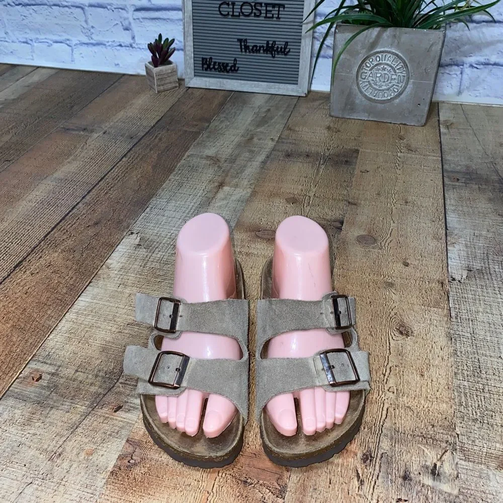 Betula Birkenstock taupe Arizona sandals 36